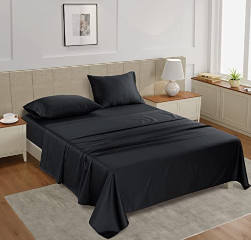 Lane Linen 450 Thread Count Twin XL Cotton Sheets