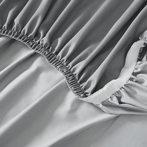 Luxury 1200 Thread Count King Sheet Set, Gray