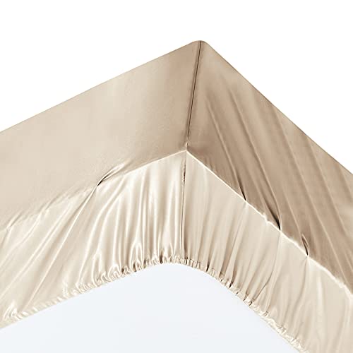 Luxury 7-Piece Satin Queen Bed Sheets Set