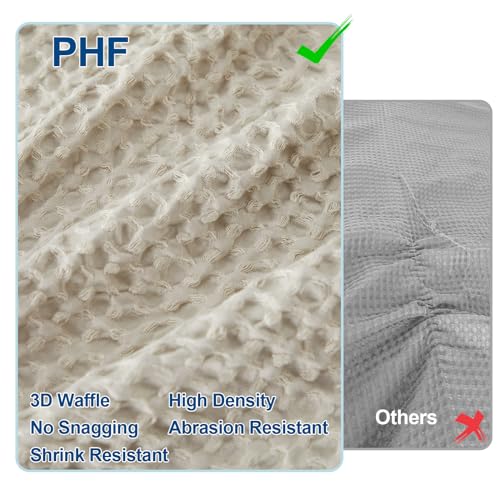 Ultra Soft Waffle Duvet Cover Set, Queen Size