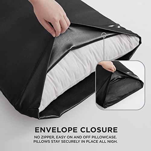 Juicy Couture Twin Satin Bed Sheet Set - Black