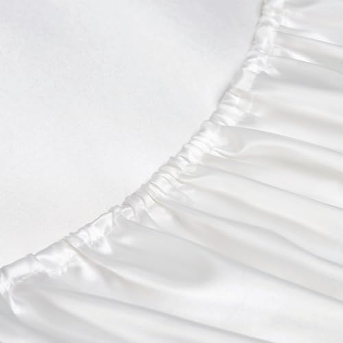 Luxury Satin Queen Bed Sheet Set - 4 Pieces