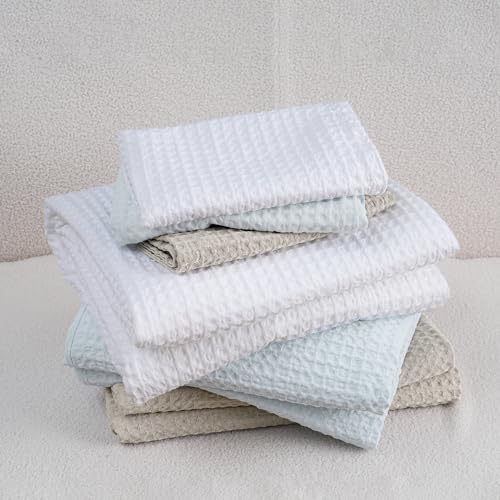 Ultra Soft Waffle Duvet Cover Set, Queen Size