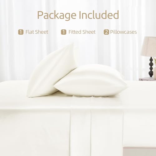 Cibhlea King Size Satin Sheet Set - 4 Pieces