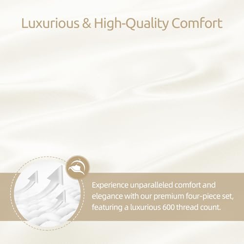 Cibhlea King Size Satin Sheet Set - 4 Pieces