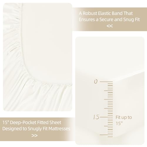 Cibhlea King Size Satin Sheet Set - 4 Pieces