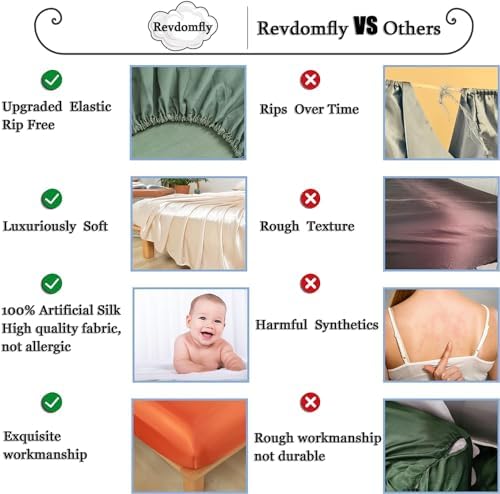 Luxury Gold Satin Queen Bed Sheet Set