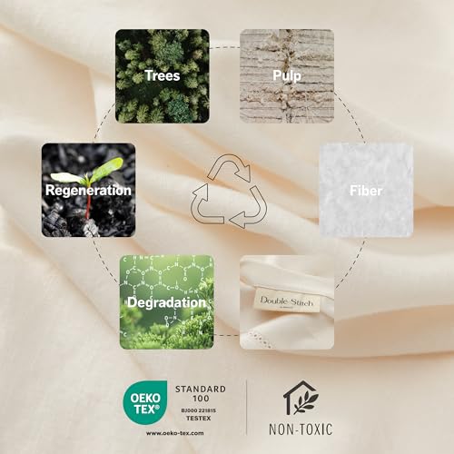 Luxury TENCEL Lyocell King Duvet Cover Set