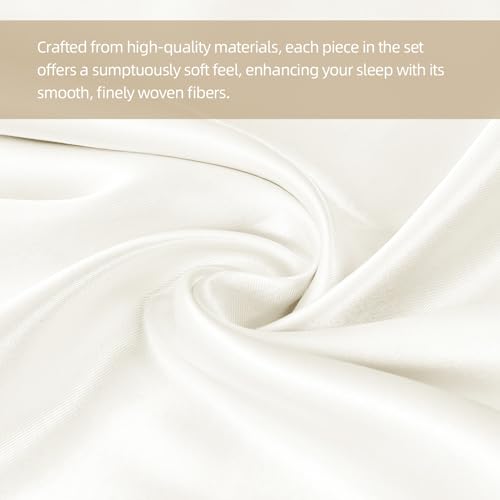 Cibhlea King Size Satin Sheet Set - 4 Pieces