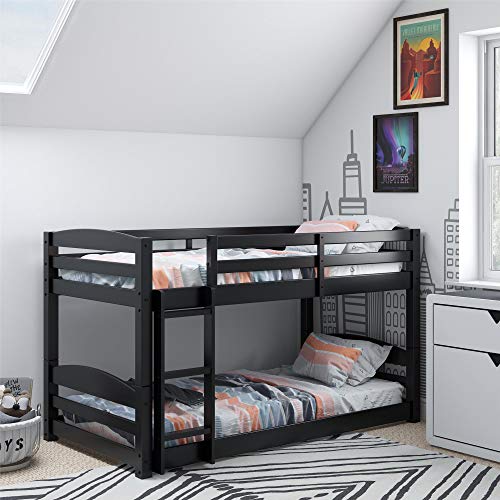 DHP Phoenix Twin-Over-Twin Wood Bunk Bed