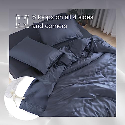 Buttery Soft Bamboo Duvet Cover Set - Sapphire