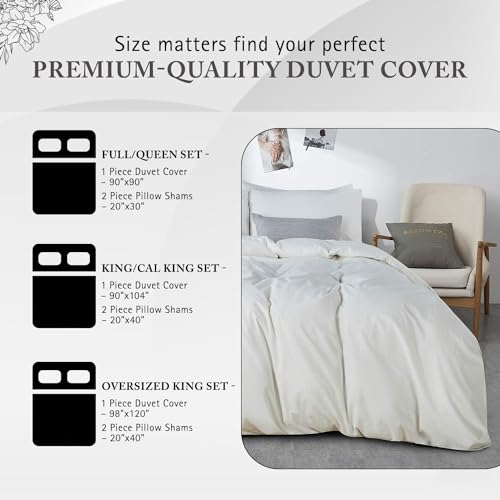 Luxurious 1000 Thread Count King Duvet Set