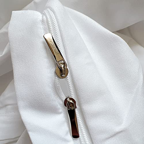 Luxury Navy Microfiber 3-Piece Duvet Cover Set