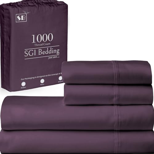 Luxury 4-Piece Egyptian Cotton Queen Sheet Set