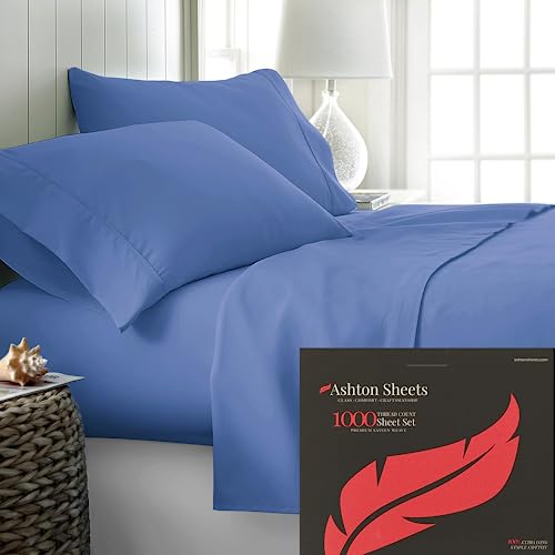 Ashton 1000 TC Egyptian Cotton Queen Sheet Set