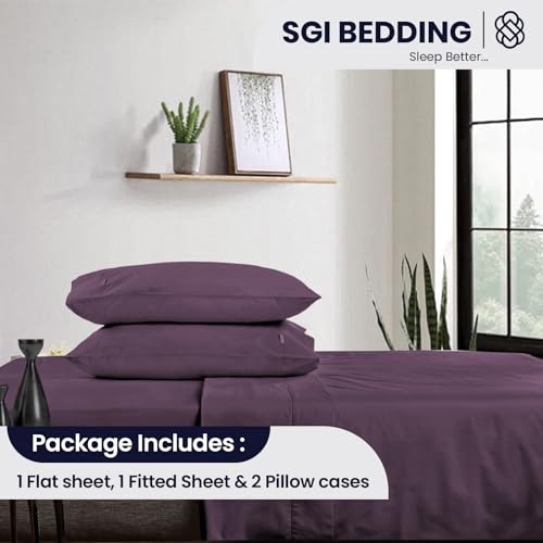 Luxury 4-Piece Egyptian Cotton Queen Sheet Set