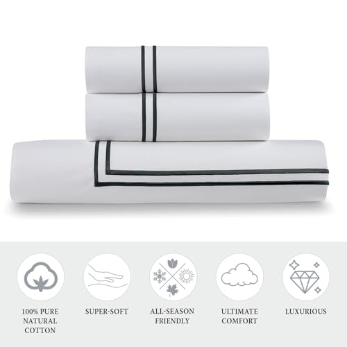 Ella Jayne Luxury 3pc Cotton Duvet Cover Set