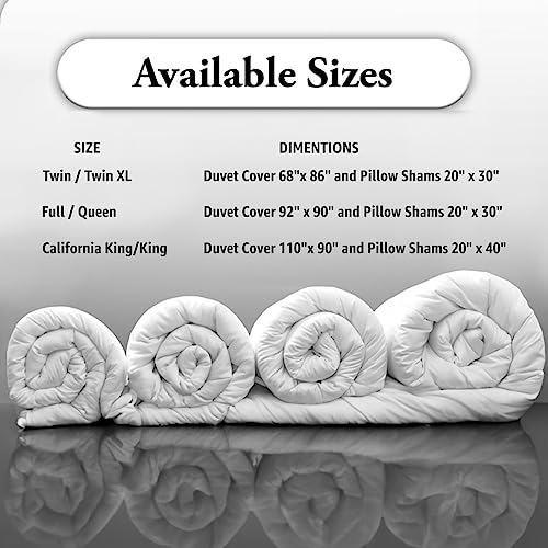 Luxurious Egyptian Cotton King Duvet Cover Set