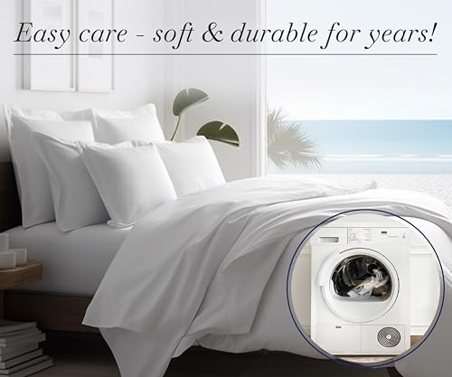 Luxury Egyptian Cotton Queen Pillow Cases - Set of 2