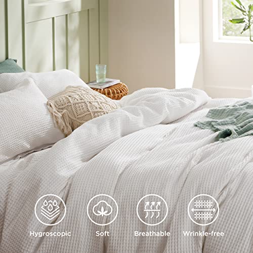 Bedsure 100% Cotton King Duvet Cover Set