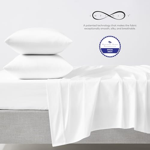Luxury Egyptian Cotton King Sheet Set - White