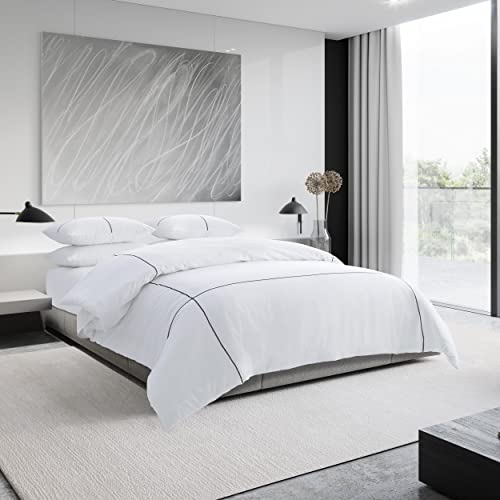 Vera Wang King Luxury Cotton Duvet Cover Set