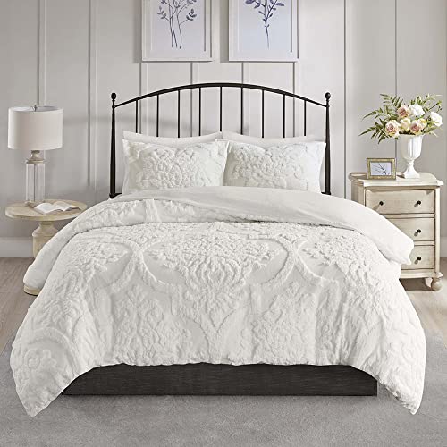 Madison Park Tufted Chenille Cotton King Bed Set