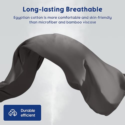 Luxury 100% Egyptian Cotton Bed Sheet Set - Dark Grey