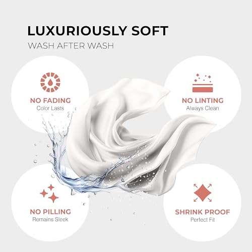 Luxury 100% Egyptian Cotton Pillowcase Set of 2