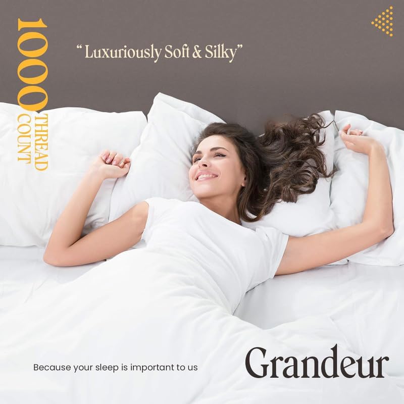 Luxury 4-Piece Egyptian Cotton Queen Sheet Set