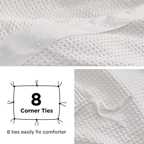 Bedsure 100% Cotton King Duvet Cover Set