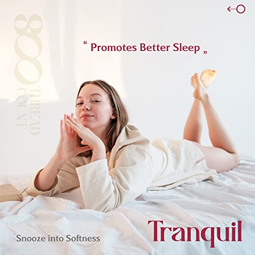 Mayfair Linen Egyptian Cotton Queen Bed Set - Ivory