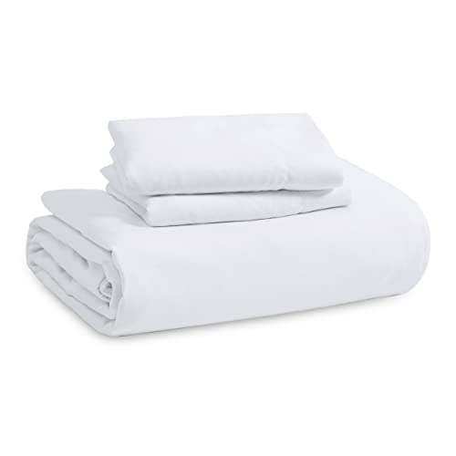Bedsure Soft White California King Duvet Set