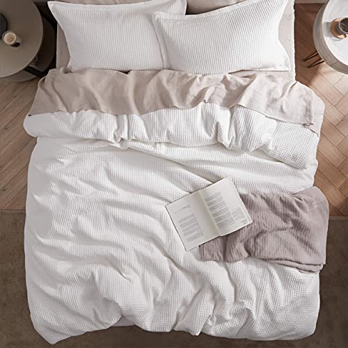 Bedsure 100% Cotton King Duvet Cover Set