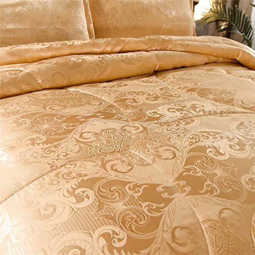 Luxury Silk Twin Comforter Set with Pillows