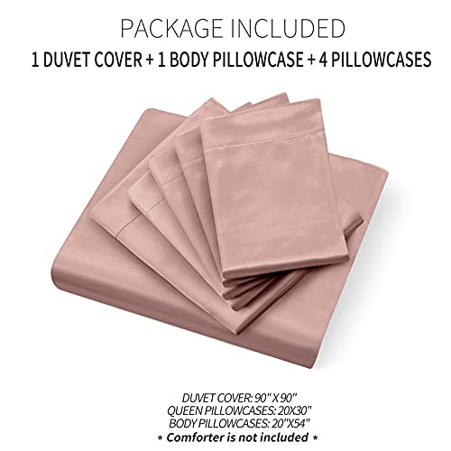 Luxury Satin Duvet Cover Set in Champagne