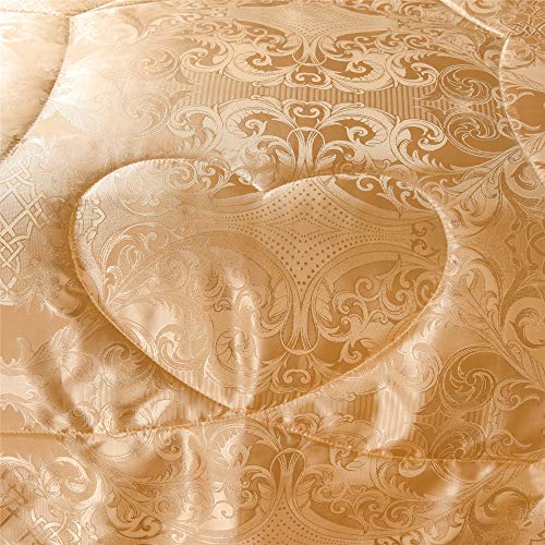 Luxury Silk Twin Comforter Set with Pillows