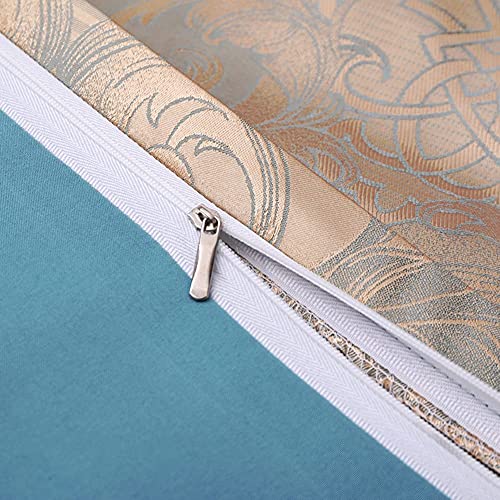 Royal Rose Gold Satin Silk Comforter Set