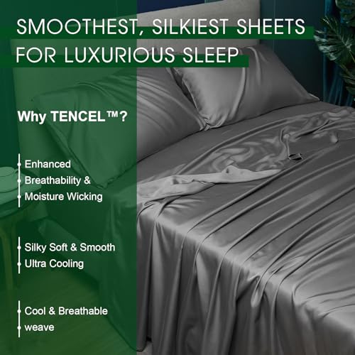Ivellow Tencel Eucalyptus Cooling Bed Sheet Set