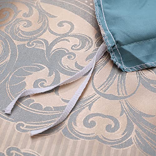 Royal Rose Gold Satin Silk Comforter Set