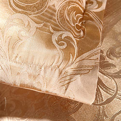 Luxurious Reversible Jacquard Satin King Bed Set