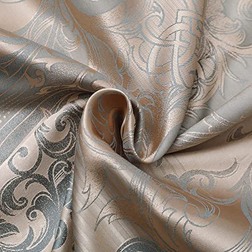 Royal Rose Gold Satin Silk Comforter Set