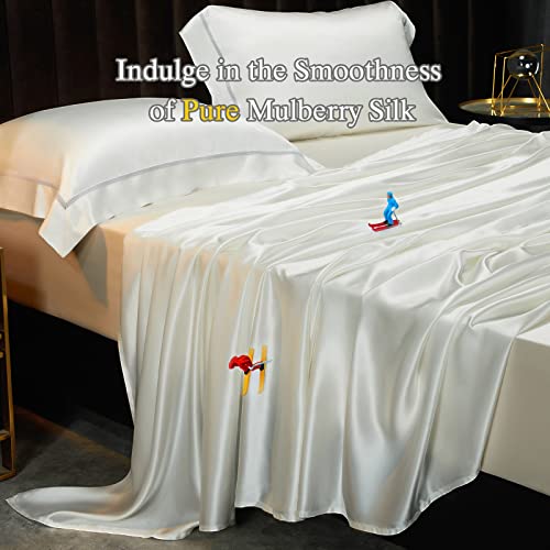 Luxurious 100% Mulberry Silk King Bed Set