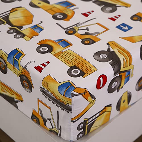 Kids Car-Themed Bedding Set with Pillowcases - 4PCS