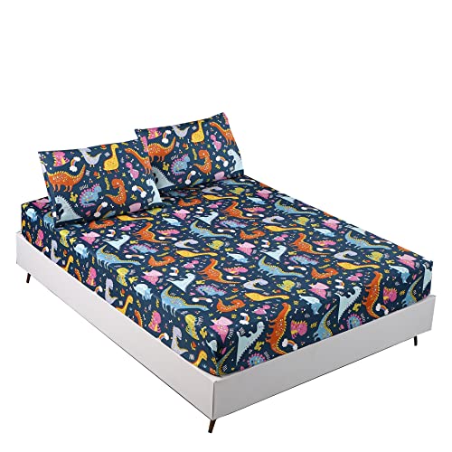 Dinosaur Twin Bedding Set with 2 Pillowcases