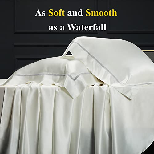 Luxurious 100% Mulberry Silk King Bed Set