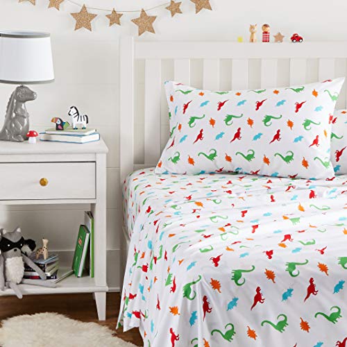 Kid's Lightweight Microfiber 3-Piece Dinosaur Bed Set