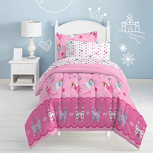 Magical Princess Pink Twin Comforter Set