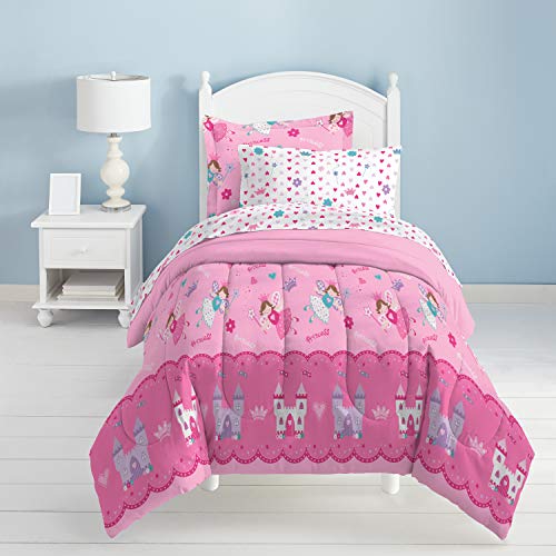 Magical Princess Pink Twin Comforter Set