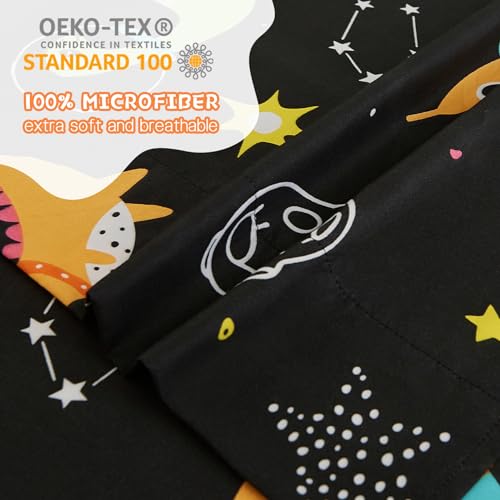 Dinosaur Space Twin Sheets Set for Kids